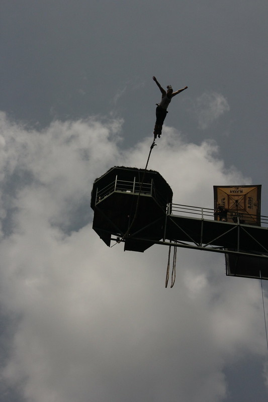Bungee Jumping On the Nile River