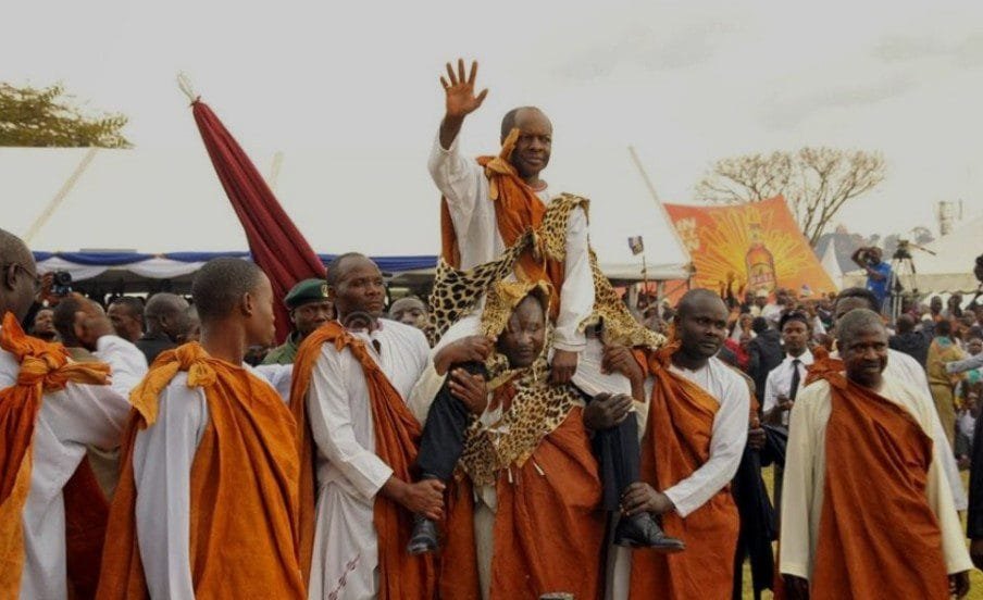 The Kabaka of Buganda, symbol of cultural heritage and leadership in Uganda.