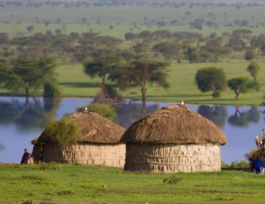 Luxury glamping tent in the Masai Mara with stunning wildlife views and comfortable amenities for a unique safari experience.