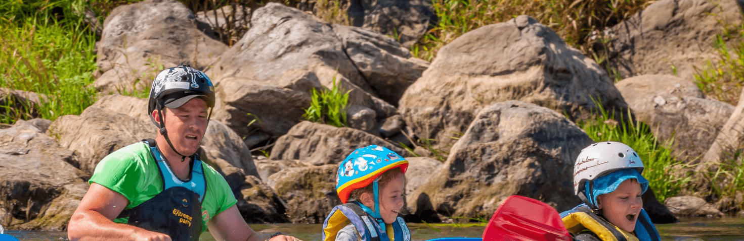 Family-friendly rafting on Uganda's Nile River
